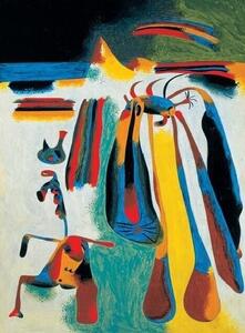 Umělecký tisk Odpočinek katalánského rolníka - Paysan Catalan au Repos, 1936, Joan Miró, (60 x 80 cm)