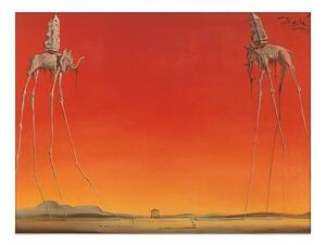 Umělecký tisk Les Elephants, Salvador Dalí