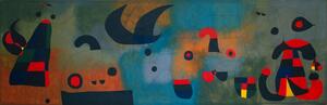 Umělecký tisk Peinture murale, Joan Miró, (120 x 40 cm)