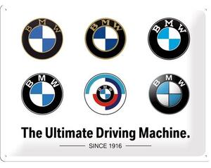 Plechová cedule BMW - Logo Evolution, (40 x 30 cm)