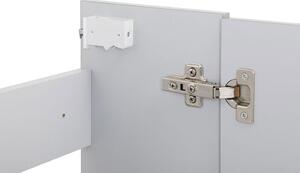 Koupelnová skříňka s keramickým umyvadlem Swing G 60/22, šedá
