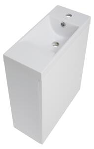 Koupelnová skříňka s keramickým umyvadlem Swing W 50/22, bílá