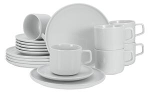 Creatable Jídelní servis Chef Collection (18dílný kávový servis, bílá) (100392053003)