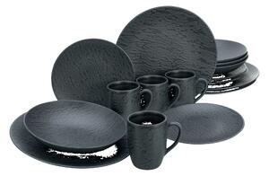 Creatable Jídelní servis Schiefer Black (16dílný kombinovaný servis) (100392061002)