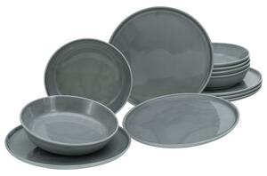 Creatable Jídelní servis Chef Collection (12dílný jídelní servis, šedá) (100392053002)