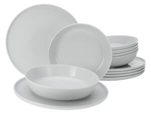 Creatable Jídelní servis Chef Collection (12dílný jídelní servis, bílá) (100392053004)
