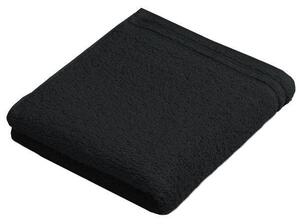 RUČNÍK, 50/100 cm, černá Vossen - Ručníky pro hosty