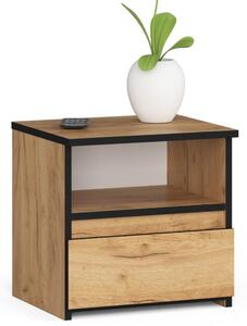 Ak furniture Noční stolek CL1 40 cm dub craft