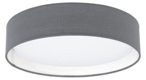 Eglo 31592 PASTERI grey classic - LED lustr stropní textilní (Stropní LED svítidlo 12W Šedé)