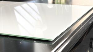 Allboards,Skleněná kuchyňská deska BÍLÁ 60x65 cm- vhodná za varnou desku,SB60x65_00015