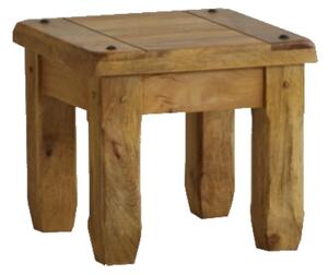 Sob nabytek | Odkládací stolek 45x40 Davos z mangového dřeva SOBDEVI-OSR