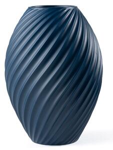 Morso, Porcelánová váza River Blue, 26 cm | modrá