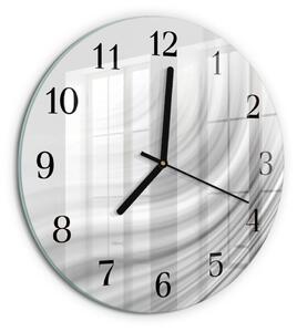 Skleněné nástěnné hodiny Abstrakce zsoc-fi30-00057623