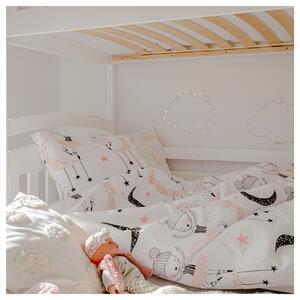 Patrová postel ROMERIA bílá, 90x200 cm