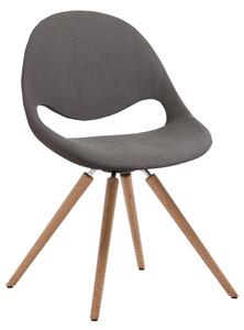 TONON - Čalouněná židle LITTLE MOON s dřevěnou podnoži 908.32