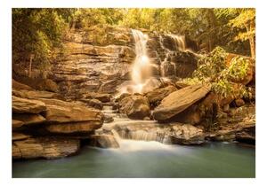 Fototapeta - Sunny Waterfall