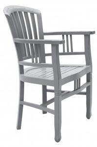 Krémová židle s područkami Spa
