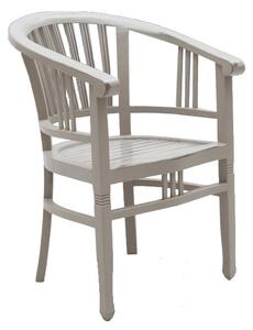 Dřevěná krémová židle Spa
