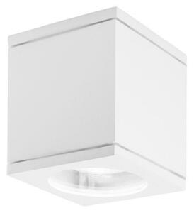NOVA LUCE venkovní stropní svítidlo CERISE bílý litý hliník a skleněný difuzor GU10 1x7W IP54 220-240V bez žárovky 9040022