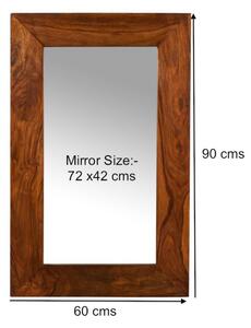 Zrcadlo z masivu 60x90 Greta