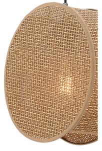 Lustr na lanku BIG DRUM 1xE27/60W/230V hnědá