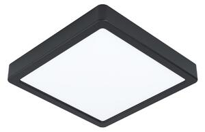 Eglo 99256 FUEVA 5 - LED stropní svítidlo 21 x 21cm, 16,5W, 4000K, černá (Přisazené nízké stropní úsporné svítidlo)
