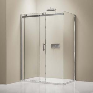 Sprchový kout Nano real glass EX806 s posuvnými dveřmi - 90 x 120 x 195 cm
