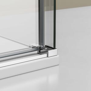 Sprchový kout Nano real glass EX806 s posuvnými dveřmi - 90 x 120 x 195 cm