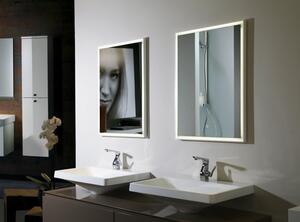 LED osvětlené koupelnové zrcadlo 2115 - 90 x 70 cm