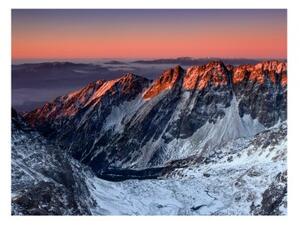 Fototapeta - Beautiful sunrise in the Rocky Mountains