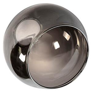 Chytré stropní bodové světlo černé s kouřovým sklem vč. Wifi P45 - Vidro
