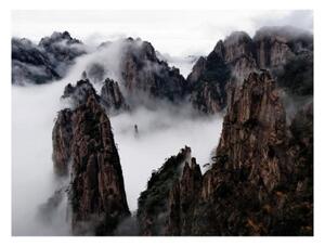 Fototapeta - Sea of clouds in Huangshan Mountain, China