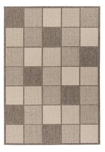 KOBEREC TKANÝ NA PLOCHO, 80/150 cm hnědá, krémová - Online Only koberce & rohožky, Online Only