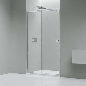 Posuvné dveře sprchového koutu NANO real glass EX505 - čiré sklo - výška 195 cm - možnost volby šířky