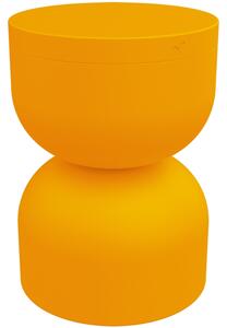 Žlutý hliníkový zahradní stolek Fermob Piapolo 32 cm