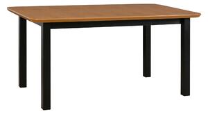 Jídelní stůl Wenus 5S Zvolte barvu nožek: Bílá, Barva horní desky stolu (dýha): Ořech - nut