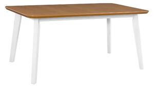 Jídelní stůl Owen Zvolte barvu nožek: Bílá, Barva horní desky stolu (dýha): Bílá
