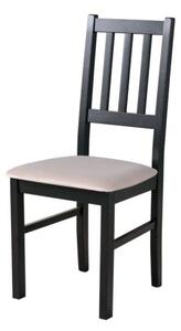 Jídelní židle BOLS 4 černá/béžová