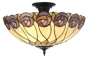 Endon 111906 - Přisazený lustr Tiffany HUTCHINSON 3xE27/10W/230V pr. 50 cm