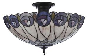 Endon 111906 - Přisazený lustr Tiffany HUTCHINSON 3xE27/10W/230V pr. 50 cm