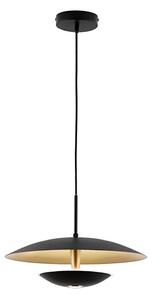 LED Lustr na lanku MONICA LED/16W/230V černá/zlatá