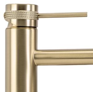 REA-B6950 - Umyvadlová baterie LUNGO 16,5 cm broušená zlatá