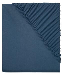 LIVARNO home Žerzejové napínací prostěradlo, 140–160 x 200 cm (tmavě modrá) (100372767001)