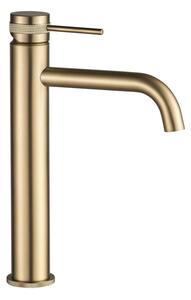 REA-B6896 - Umyvadlová baterie LUNGO 28 cm broušená zlatá