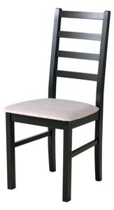 Jídelní židle NILA 8 černá/béžová