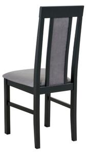 Jídelní židle NILA 2 černá/šedá