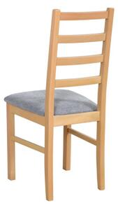 Jídelní židle NILA 8 dub grandson/šedá
