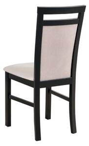 Jídelní židle MILAN 5 černá/béžová