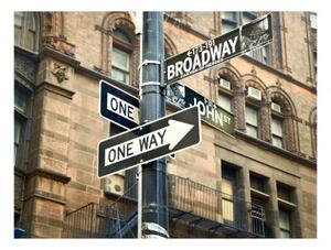 Fototapeta - All roads lead to Broadway