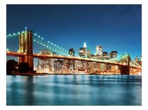 Fototapeta - Sparkling Brooklyn Bridge